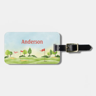 Custom Golf Luggage Tag