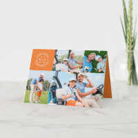 Custom Golf Multi Photo Monogram Fathers Day