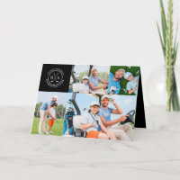 Custom Golf Multi Photo Monogram Fathers Day