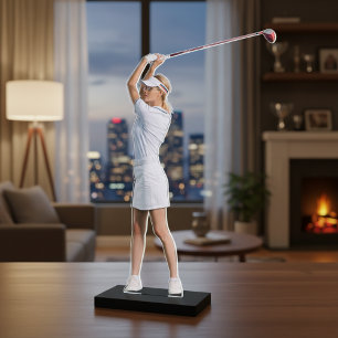 Custom Golf Player Acrylic Photo Sculpture