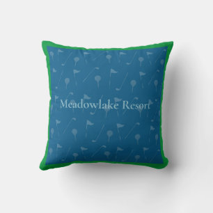 Custom Golf Resort Throw Pillow