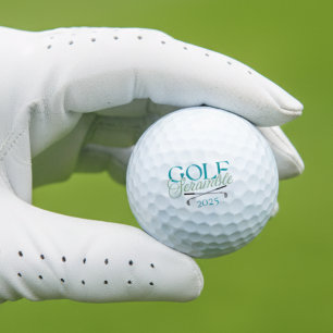 Custom Golf Scramble Club Name Can Cooler Balls