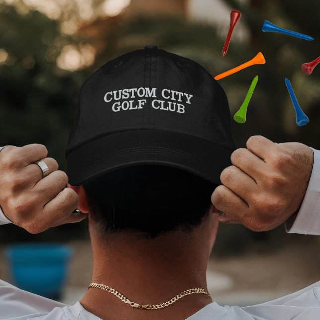 Custom Golf Team Player Gift Embroidered Hat (Creator Uploaded)