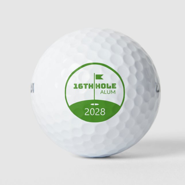 Custom Golf Tournament Green Golf Balls (Front)