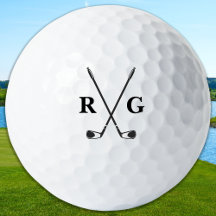 Custom Golfer Personalised 2 Monogram Initials