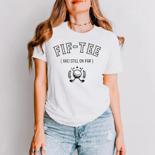 Custom Golfing Gift 50th 60th 70th Birthday Golf T-Shirt