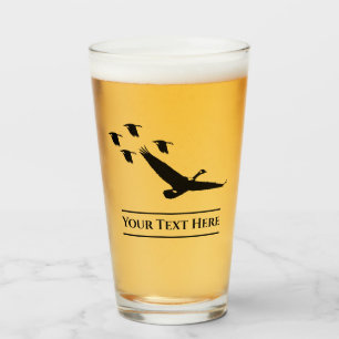 Custom Goose Hunting Beer Glass Tumblr
