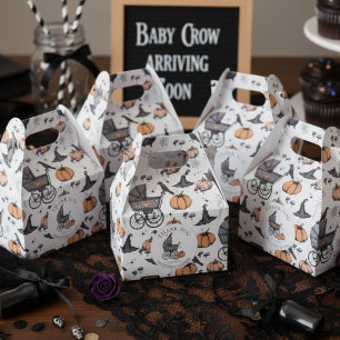 Custom Goth Victorian Baby Carriage Halloween Favour Box