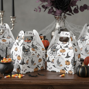Custom Goth Victorian Baby Carriage Halloween Favour Box