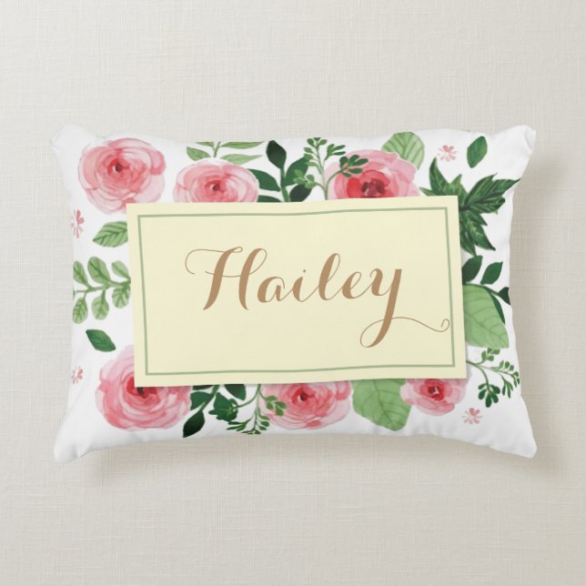 Custom Grade A Cotton Accent Pillow 16" x 12" (Front)