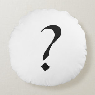 Custom Grade A Cotton Round Throw Pillow (16")