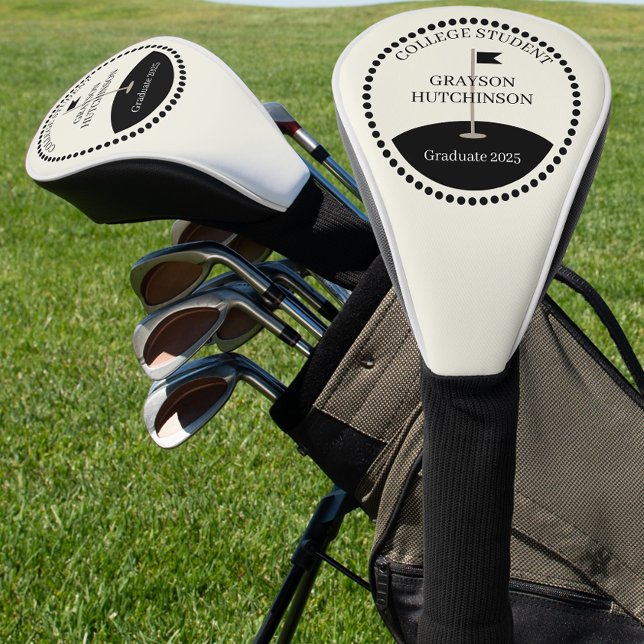 Custom Graduate Golf Head Cover (Creator Uploaded)