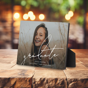 Custom Graduate Photo Keepsake Gift Graduation Plaque