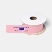 Custom Graduation Cap, Tassel and Diploma Pink