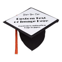 Custom Graduation Cap Topper - Multi-Colour Design
