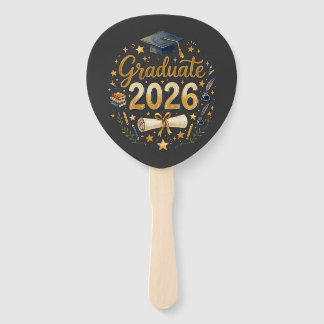 Custom Graduation Class of 2026 Personalised Famil Hand Fan