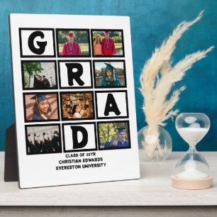 Custom Graduation Class Of Year 8 Photo Collage  Plaque