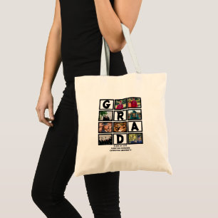 Custom Graduation Class Of Year 8 Photo Collage  Tote Bag