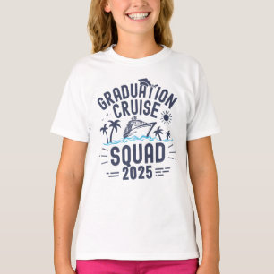 Custom Graduation Cruise Squad Grad Trip Group T-Shirt