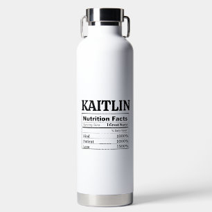 Custom Graduation Gift Nurse Law School Teacher Water Bottle
