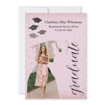 Custom Graduation Invitation and announcement card