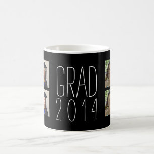 Custom Graduation Mug with 8 Grad Photos