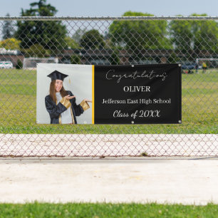 Custom Graduation Party Class of 2025 High School Banner