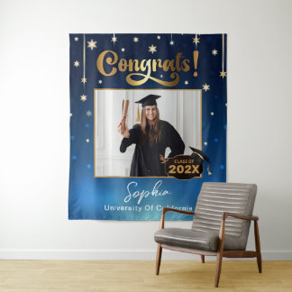 Custom Graduation Party Decor 2025 Photo Booth Tapestry
