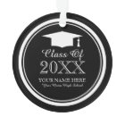 Custom graduation party favor ornaments for grads