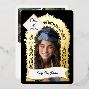 Custom Graduation Party Invitation Photo Collage