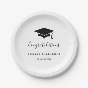 Custom Graduation Party Paper Plates, Paper Plate