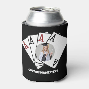 Custom Graduation Party Personalised Beer Can Cooler