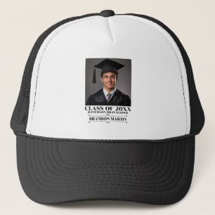 Custom Graduation Photo 2026 Graduate Proud Parent Trucker Hat