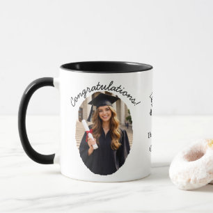Custom Graduation Photo Mug Congratulations