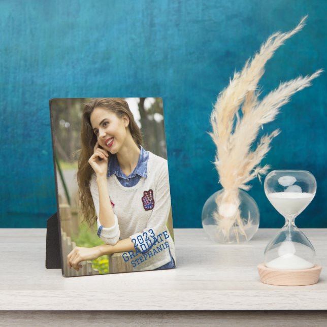Custom Graduation Photo Plaque (Side)