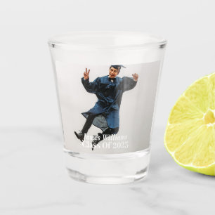 Custom Graduation Photo Shot Glass