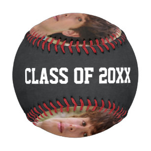 Custom Graduation Senior Photo Picture Baseball