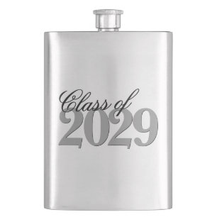 Custom Graduation Simple Grad Year and Name Hip Flask