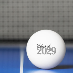 Custom Graduation   Simple Grad Year and Name Ping Pong Ball