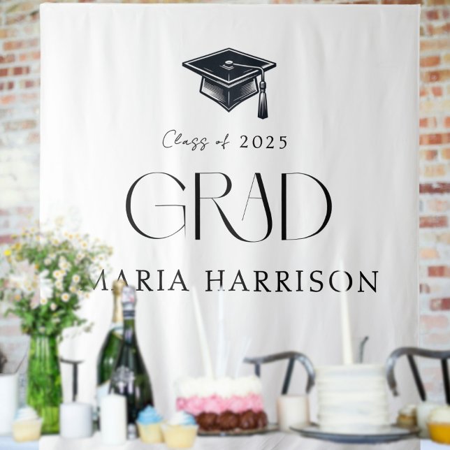 Custom Graduation Tapestry (Custom Graduation Tapestry -
Party wall decor)