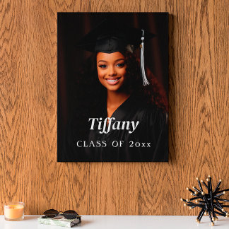 Custom Graduation Upload Photo Canvas Print