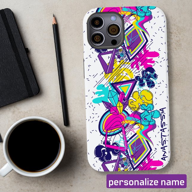Custom Graffiti Abstract Design. Personalised  iPhone Case (Creator Uploaded)