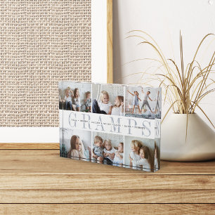Custom Gramps Grandchildren Photo Block
