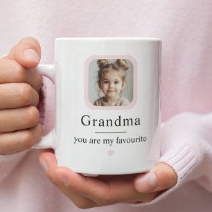 Custom Grandma Mug with 1 Grandchild Photo