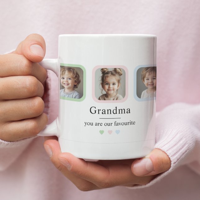 Custom Grandma Photo Gift Coffee Mug (Creator Uploaded)