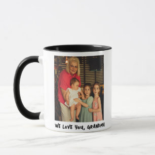Custom Grandma Photo Gift - Heartwarming Keepsake Mug
