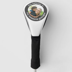 Custom Grandpa Photo Golf Head Cover