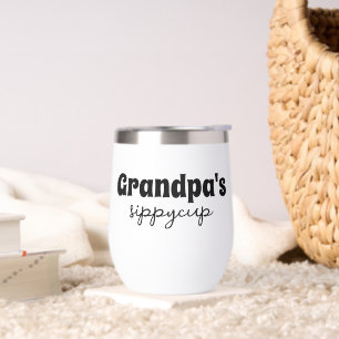 Custom Grandpa's Sippy Cup Wine Tumbler