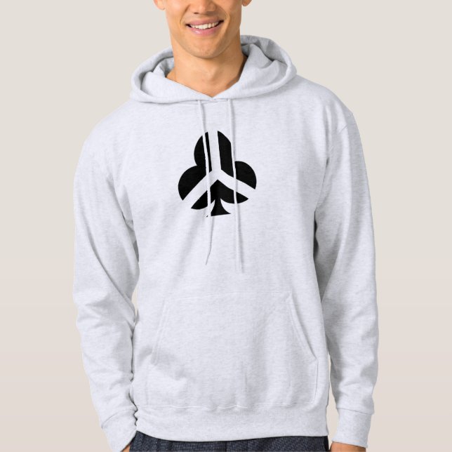 Custom graphic hoodie with unique design (Front)