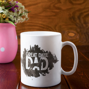 Custom Great Dane Dad Father's Day Dog Lover Coffee Mug